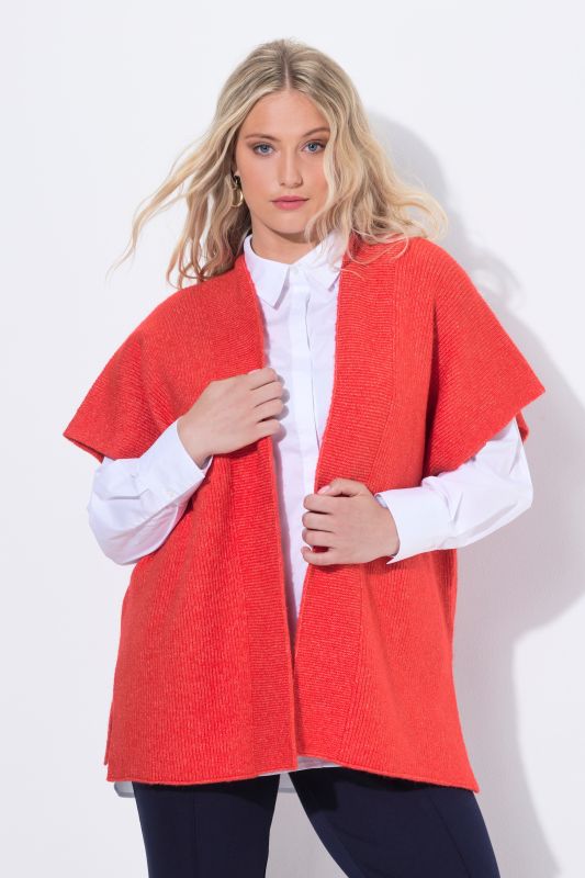 Cardigan oversize. Manches longues et coupe ouverte