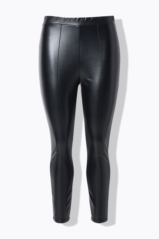 Legging en similicuir, jambes slim et taille élastique