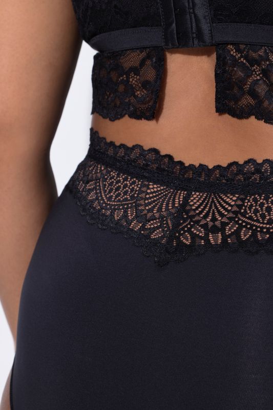 Lot de 3 culottes maxi TruYou, microfibre, dentelle à la taille