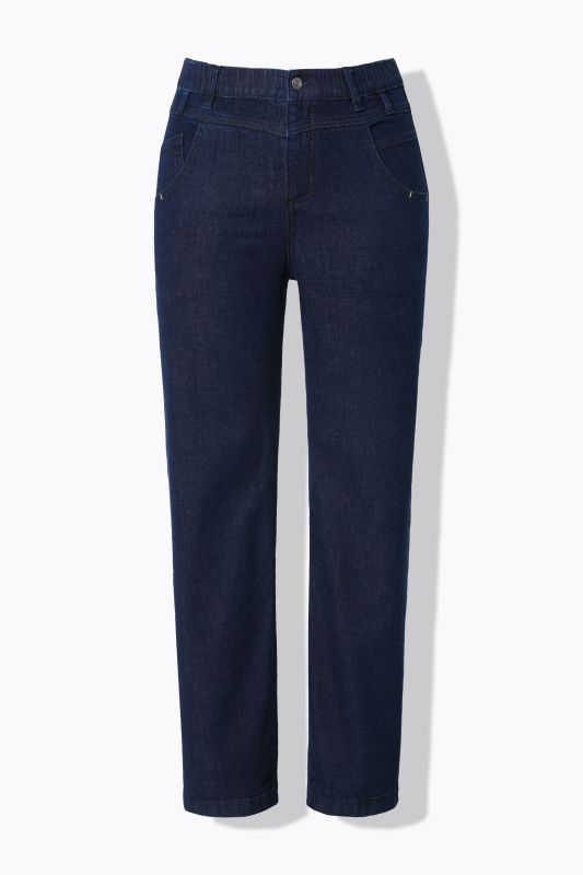 Jean taille haute. Jambe large