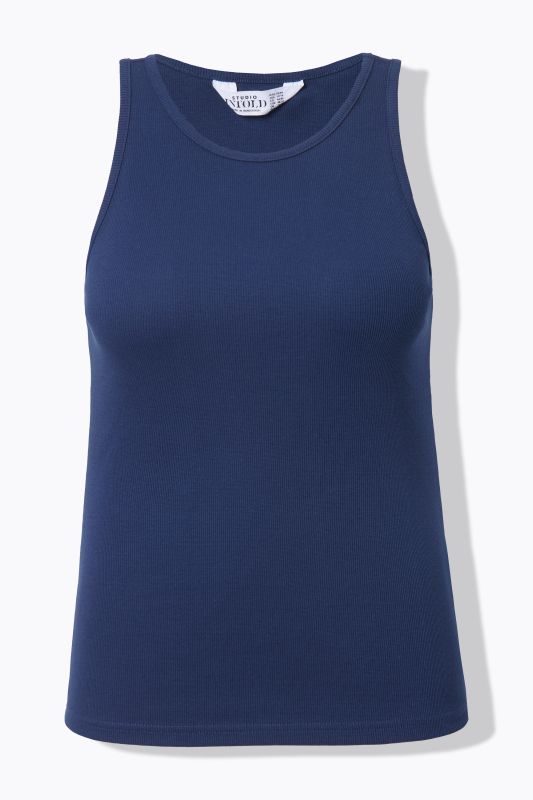 Débardeur coupe Slim Shape, en jersey côtelé