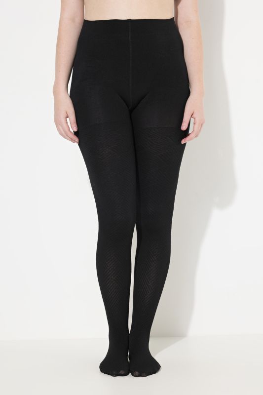 Collants en polaire thermique, avec motif