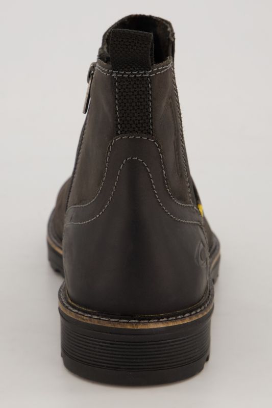 Bottines Chelsea Camel Active, cuir véritable, fermeture zippée sur le côté - jusqu'au 50