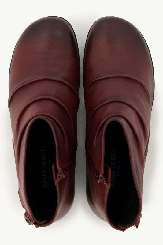 Bottines en cuir Josef Seibel, semelle de propreté amovible - largeur H