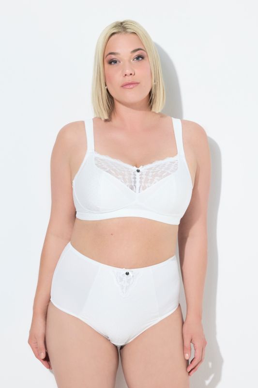 Soutien-gorge confort. Sans armatures. Dentelle - bonnet C-E