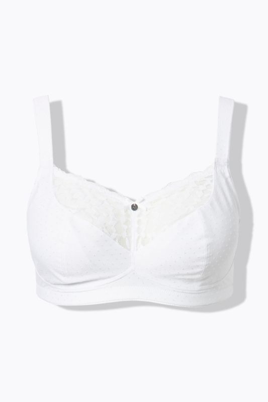 Soutien-gorge confort. Sans armatures. Dentelle - bonnet C-E