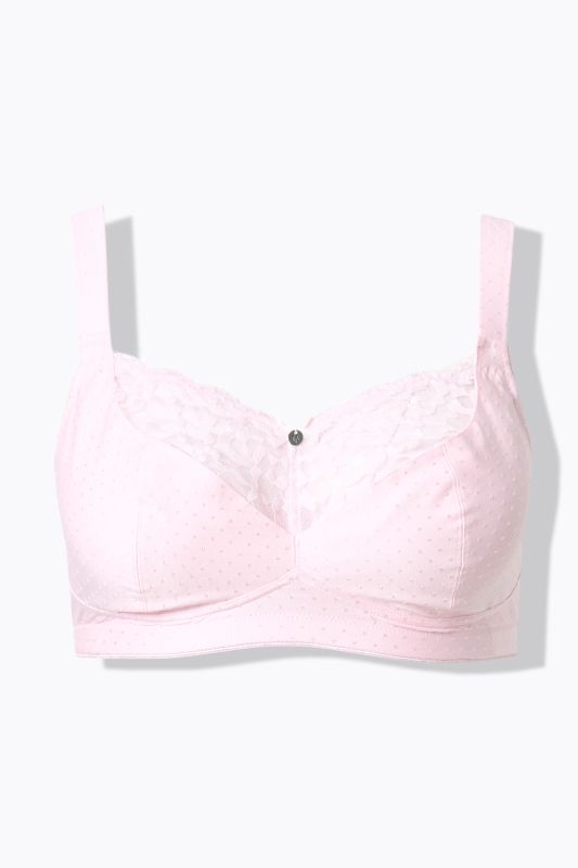 Soutien-gorge confort. Sans armatures. Dentelle - bonnet C-E