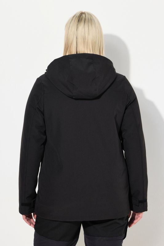 Veste Softshell HYPRAR déperlante, matière stretch et imprimé réfléchissant
