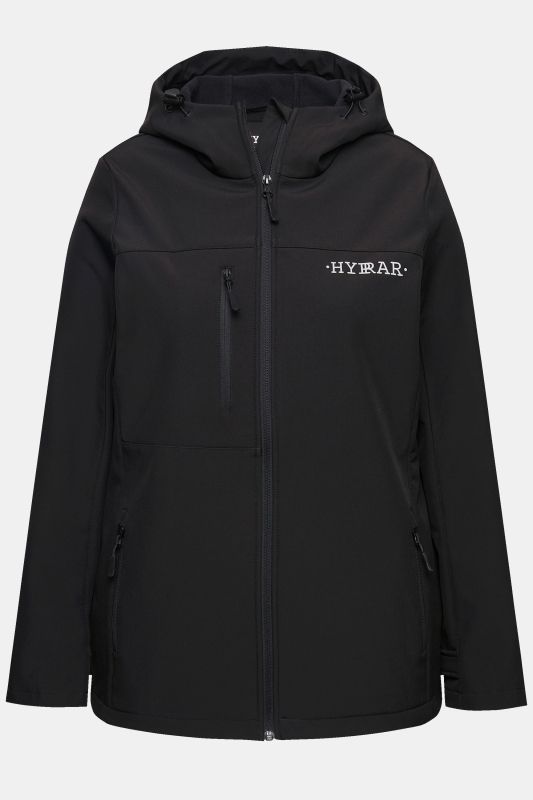 Veste Softshell HYPRAR déperlante, matière stretch et imprimé réfléchissant