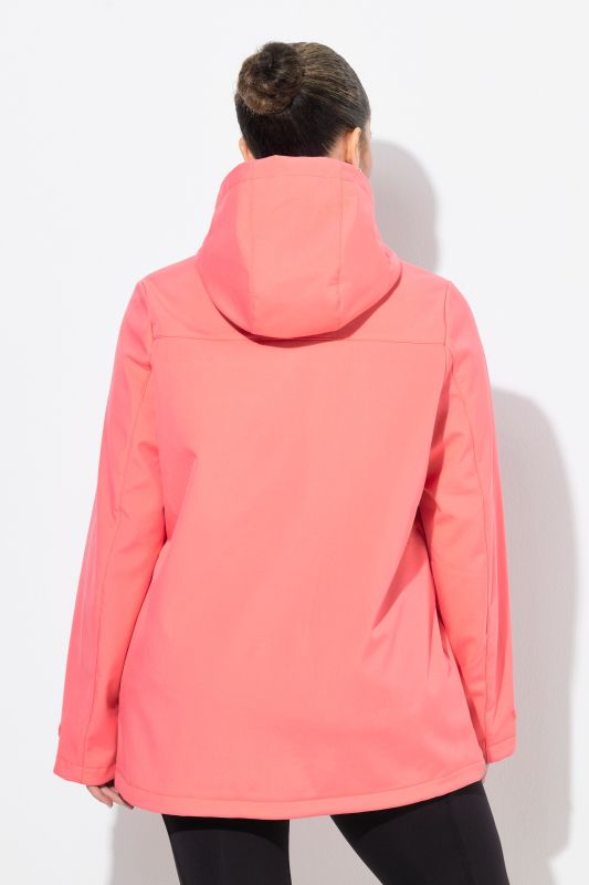 Veste Softshell HYPRAR déperlante, matière stretch et imprimé réfléchissant