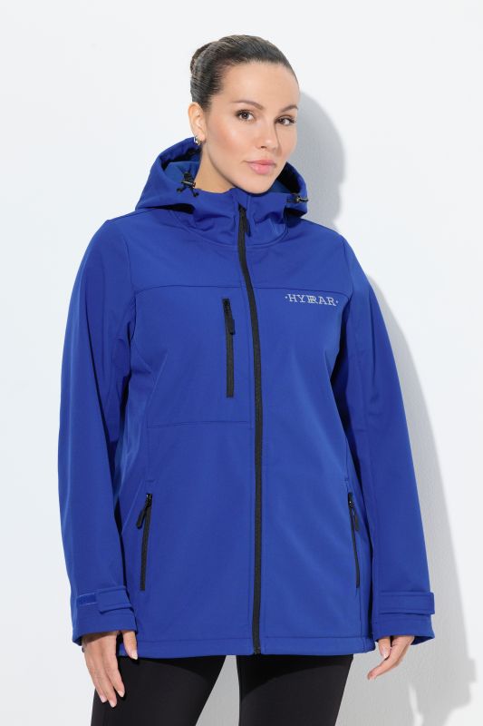 Veste Softshell HYPRAR déperlante, matière stretch et imprimé réfléchissant