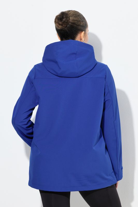 Veste Softshell HYPRAR déperlante, matière stretch et imprimé réfléchissant