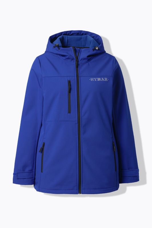 Veste Softshell HYPRAR déperlante, matière stretch et imprimé réfléchissant