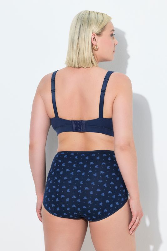 Bralette, sans armature. Empiècement en dentelle - bonnet C-E