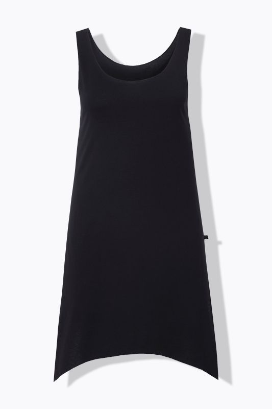 Chemise de nuit TRUYOU sans manches, base se terminant en pointes et décolleté rond