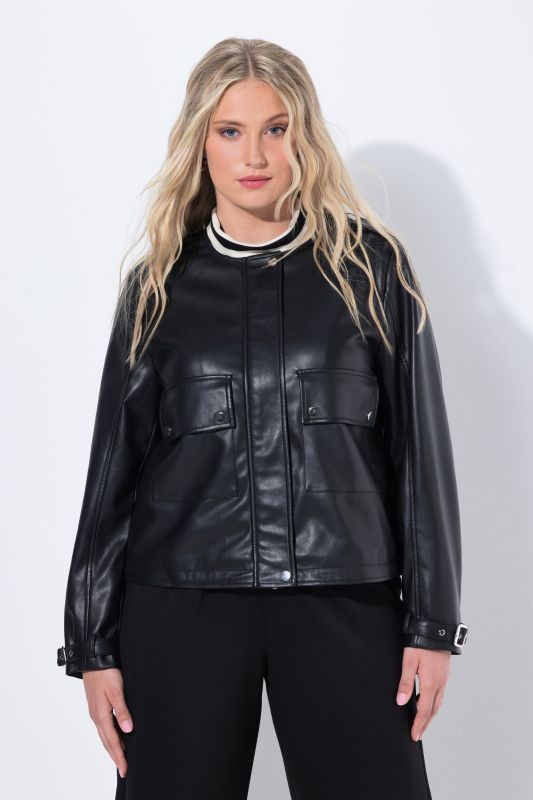 Veste en similicuir