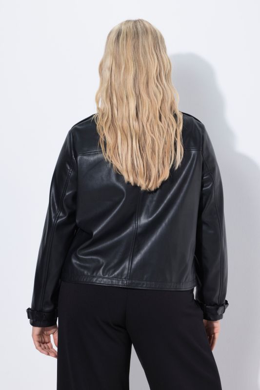 Veste en similicuir