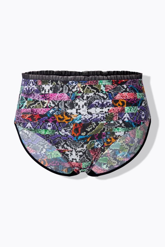 Culotte midi TruYou en microfibre, motif léopard
