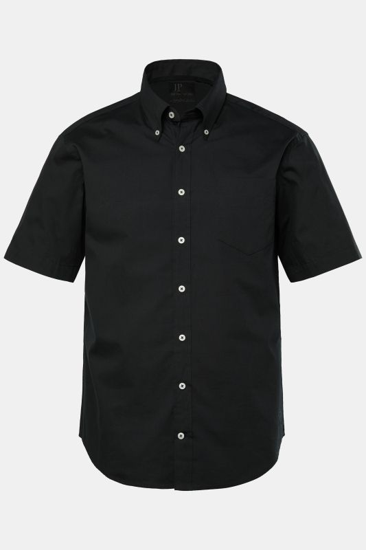 Chemise JP 1880, manches courtes et col à pointes boutonnées, coupe Modern Fit - jusqu'au 8 XL