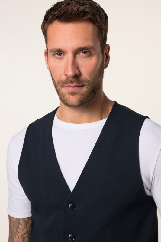 Gilet en jersey JP 1880 avec finition FLEXNAMIC®, collection Business, combinable avec d’autres pièces de la gamme NEW YORK - jusqu'au 8 XL
