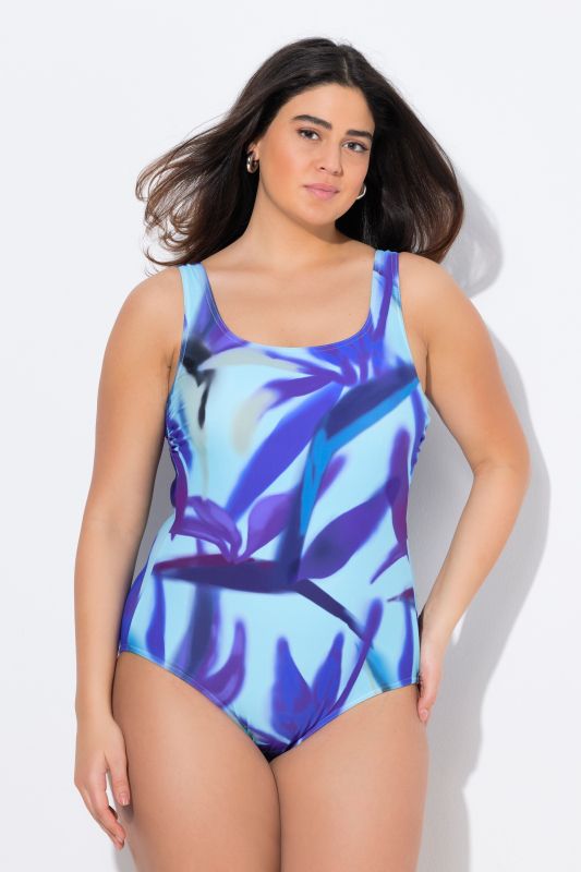 Maillot de bain, sans bonnets souples, col rond