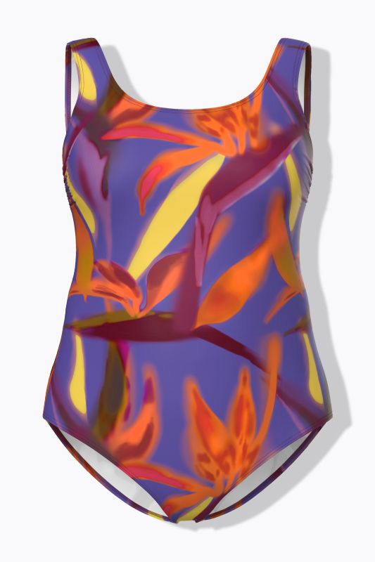 Maillot de bain, sans bonnets souples, col rond