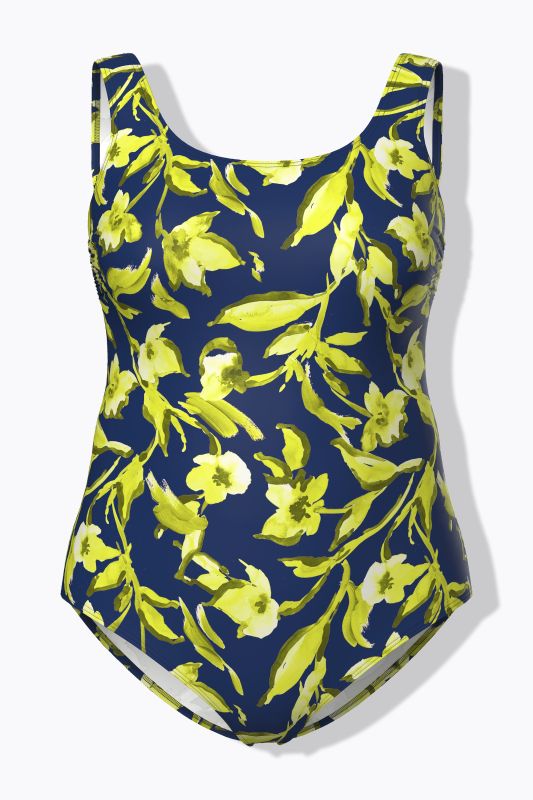 Maillot de bain sans bonnets souples, imprimé floral