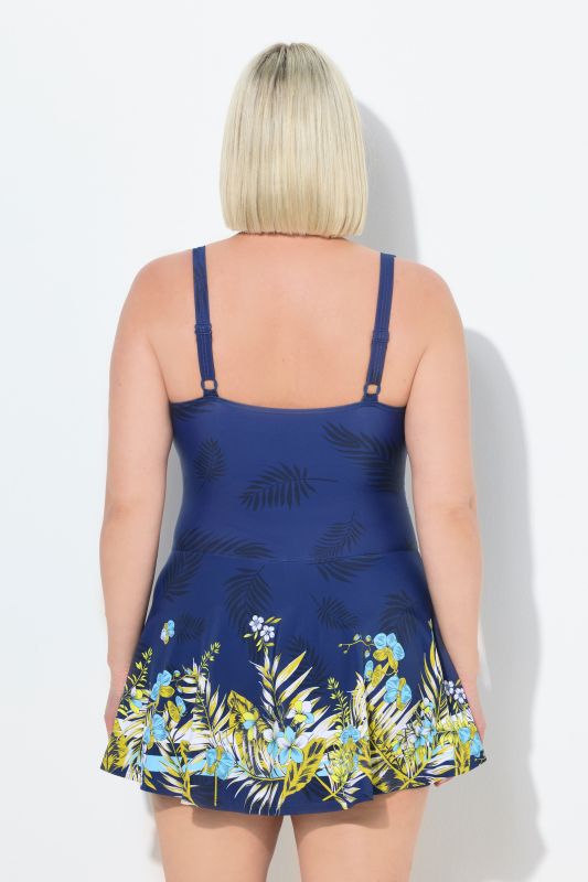 Robe de bain avec short, bonnets souples et matière recyclée