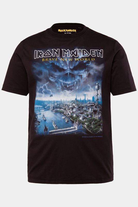 T-shirt JP 1880 à manches courtes, imprimé Iron Maiden « Noël » - jusqu'au 8 XL
