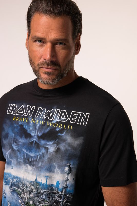 T-shirt JP 1880 à manches courtes, imprimé Iron Maiden « Noël » - jusqu'au 8 XL