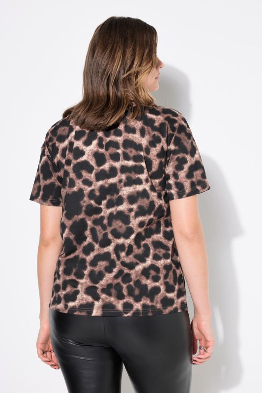 T-shirt oversize, imprimé léopard, broderie Studio Untold
