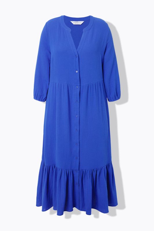 Robe maxi en mousseline, coupe évasée