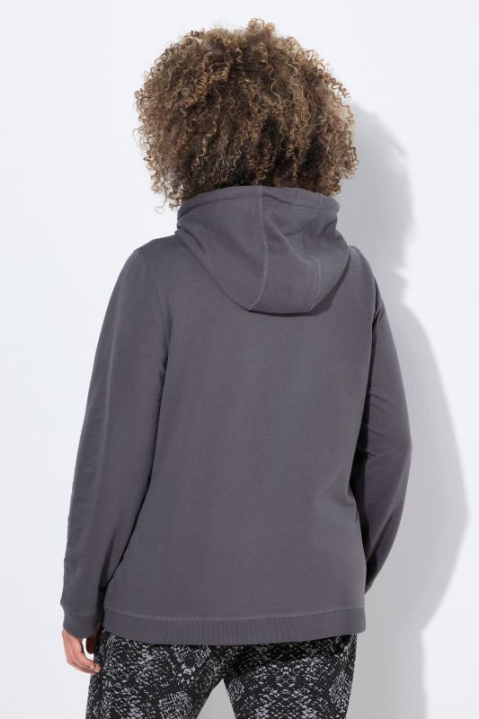 Veste en molleton, motif peau de serpent sur l'intérieur de la capuche