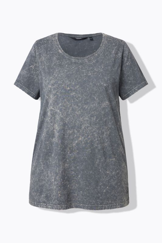T-shirt coupe Classic Fit, délavage vintage et rivets fantaisie