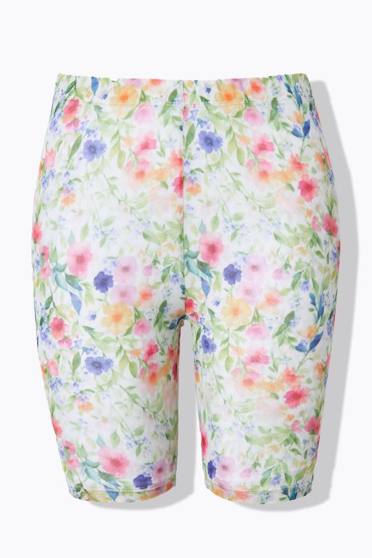 Panty en mesh. Imprimé à fleurs