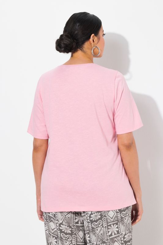 T-shirt, coupe Classic. Encolure ronde et manches courtes. Motif cactus