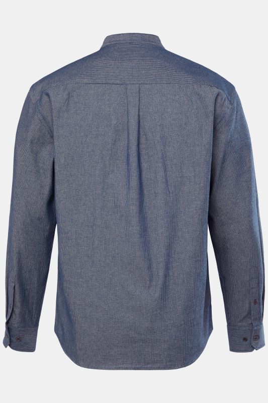 Chemise en jean JP 1880. Manches longues et col officier. Coupe Modern Fit - jusqu'au 8&nbsp