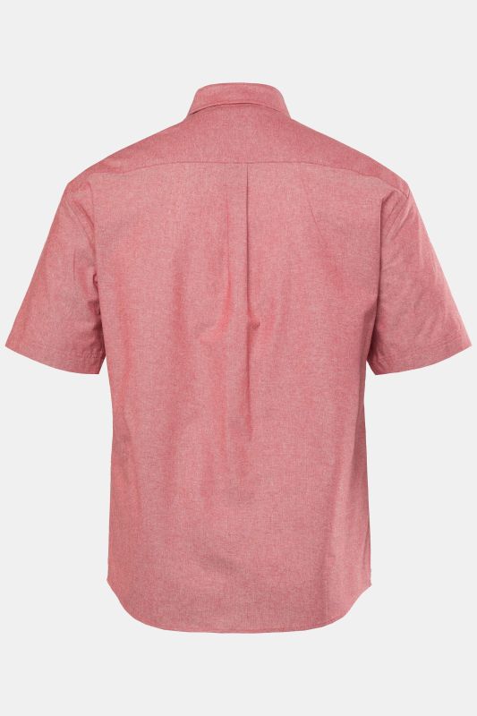 Chemise aspect lin JP 1880. Manches courtes et col Kent. Coupe Modern Fit - jusqu'au 8 XL