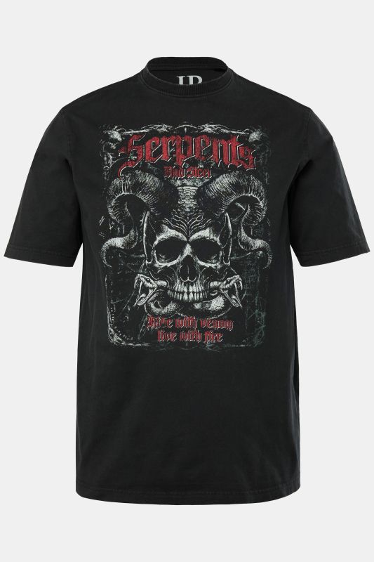 T-shirt JP 1880, manches courtes. Imprimé poitrine, style vintage – jusqu'au 8 XL