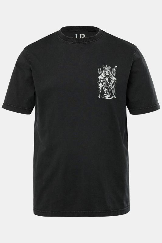 T-shirt JP 1880, manches courtes. Imprimé poitrine, style vintage – jusqu'au 8 XL