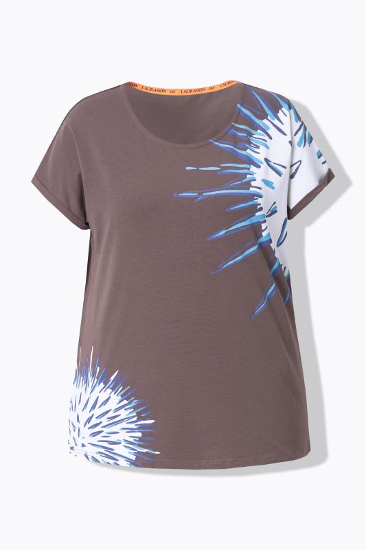 T-shirt à manches 1/2 et col rond. Label OEKO-TEX