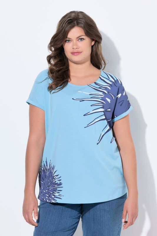 T-shirt à manches 1/2 et col rond. Label OEKO-TEX