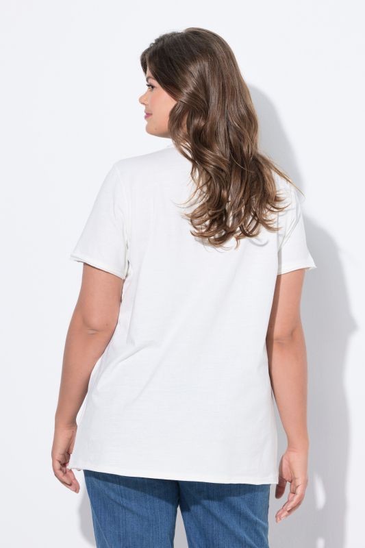 T-shirt. Encolure V et manches courtes. OEKO TEX MIG