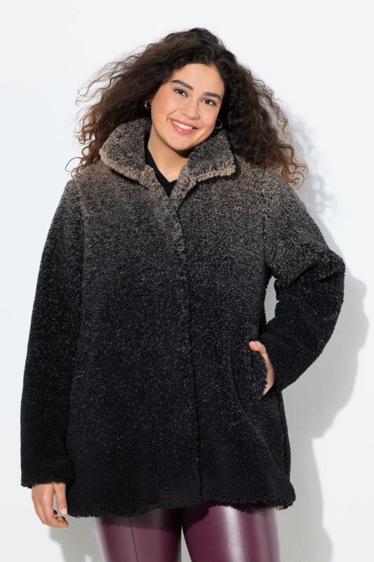Manteau en fausse fourrure