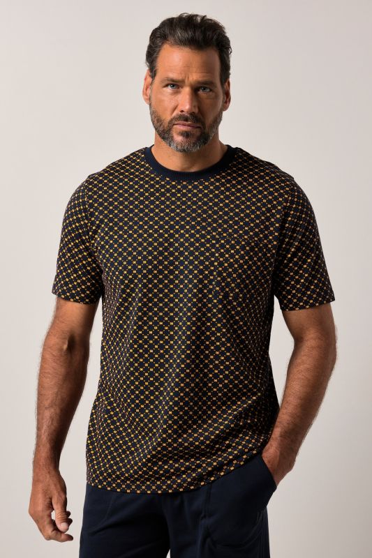 Pyjama JP 1880 collection Homewear, deux pièces (t-shirt à manches longues + short) – jusqu'au 8&nbsp;XL