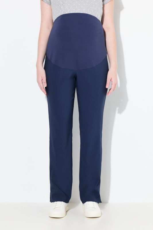 Pantalon Bellieva en bengaline, empiècement extensible au niveau de la ceinture