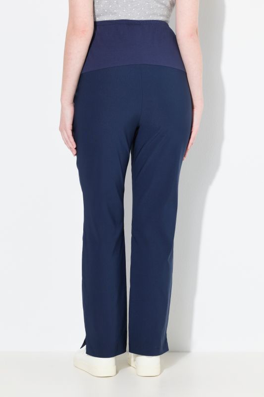Pantalon Bellieva en bengaline, empiècement extensible au niveau de la ceinture