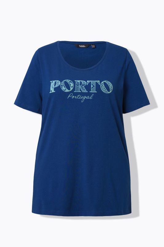 T-shirt à manches cloche, décolleté en V et coupe évasée