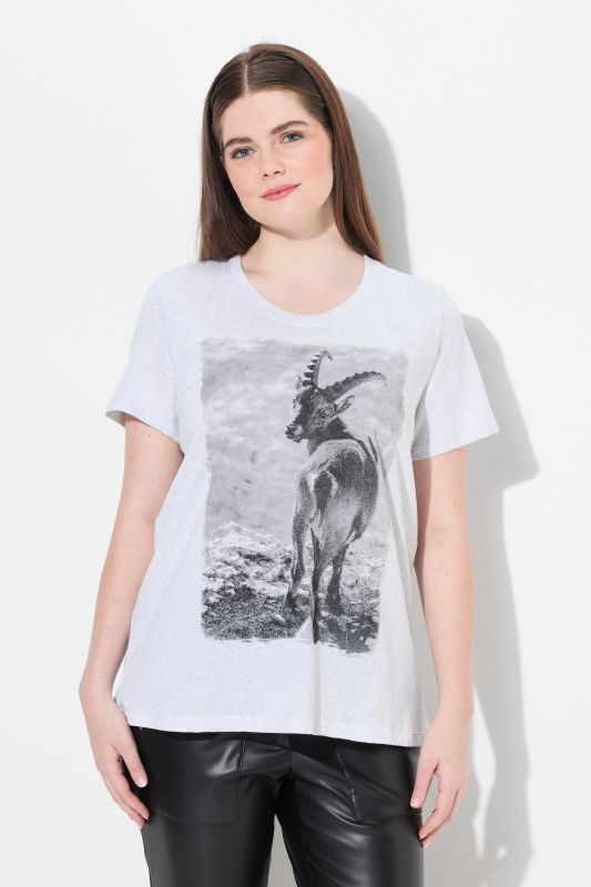 T-shirt motif traditionnel bavarois. Col rond et manches courtes. Coupe Classic