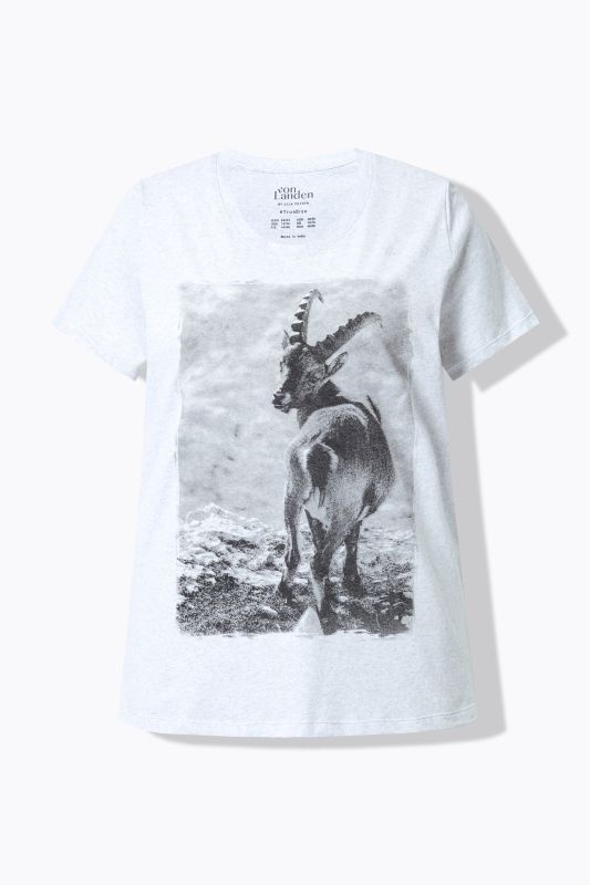 T-shirt motif traditionnel bavarois. Col rond et manches courtes. Coupe Classic